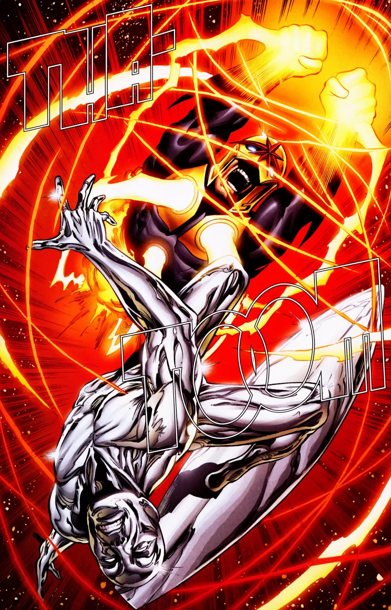 Nova vs. Серебряный Луч Марвел. Silver Surfer and Nova. Нова против серебряного серфера. Комиксы Марвел.